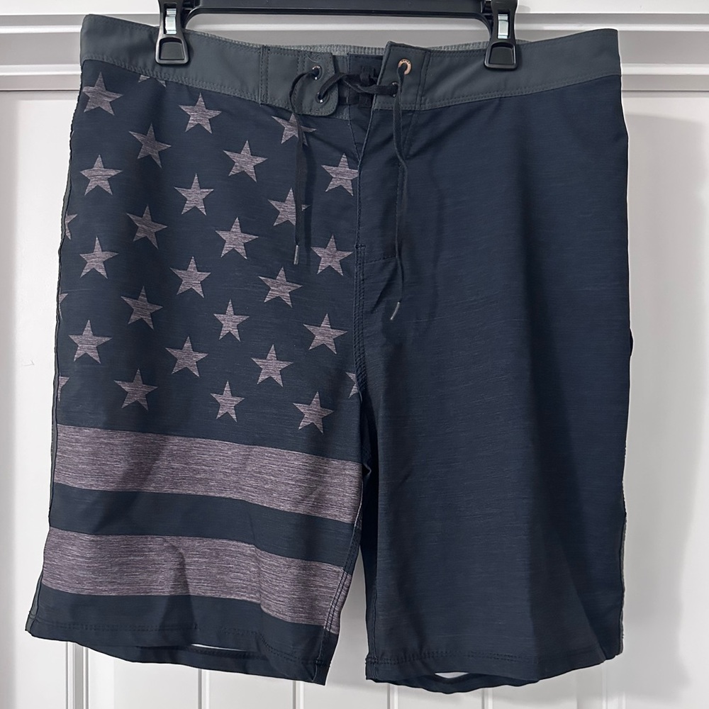 American Flag Swim Shorts